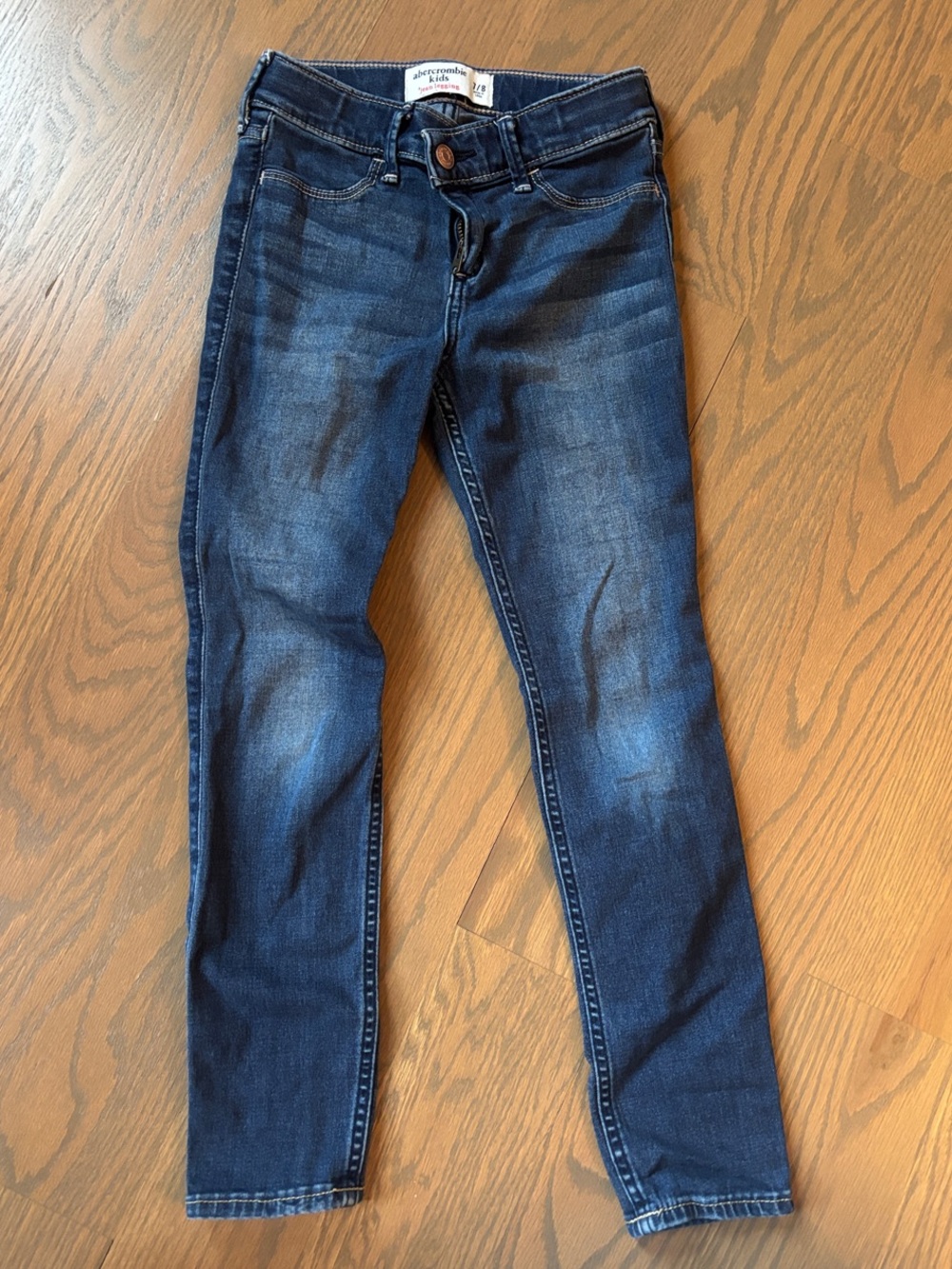 abercrombie kids Dark Wash Slim Jeans